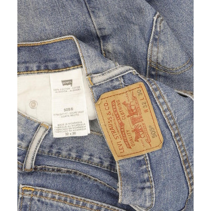 Levi's 505 Men Blue Straight Regular Jeans W32 L28