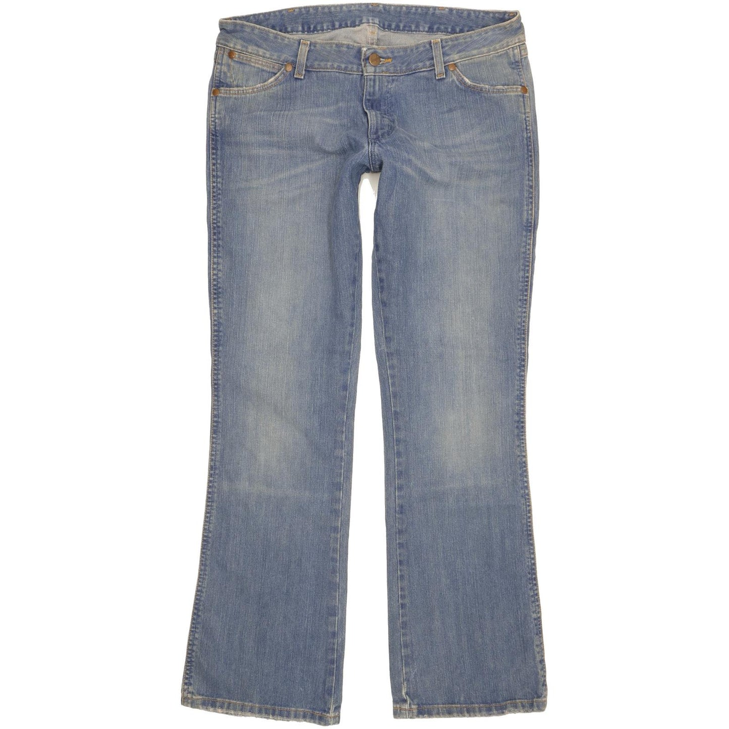 Wrangler Megan Women Blue Bootcut Regular Jeans W32 L32