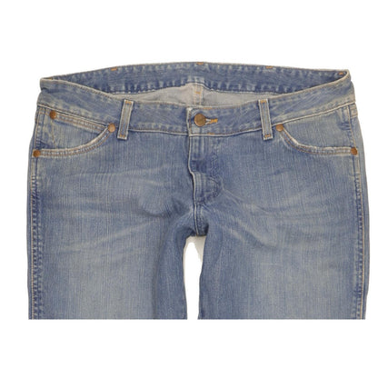Wrangler Megan Women Blue Bootcut Regular Jeans W32 L32