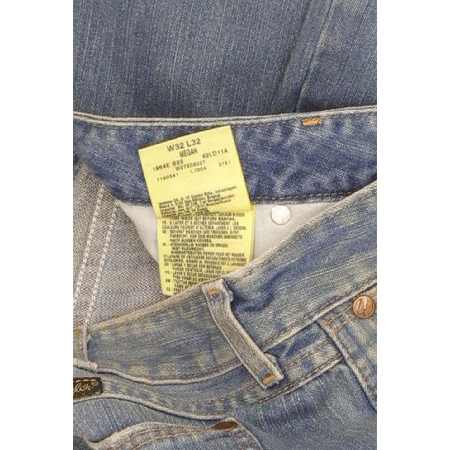 Wrangler Megan Women Blue Bootcut Regular Jeans W32 L32
