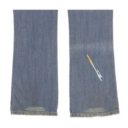 Wrangler Megan Women Blue Bootcut Regular Jeans W32 L32