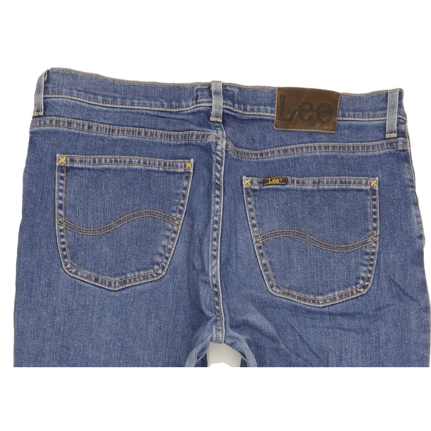 Lee Brooklyn Men Blue Straight Regular Stretch Jeans W36 L31