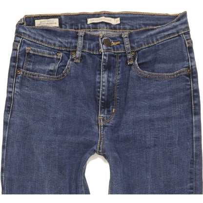 Levi's 724 Men Blue Straight Slim Stretch Jeans W27 L31
