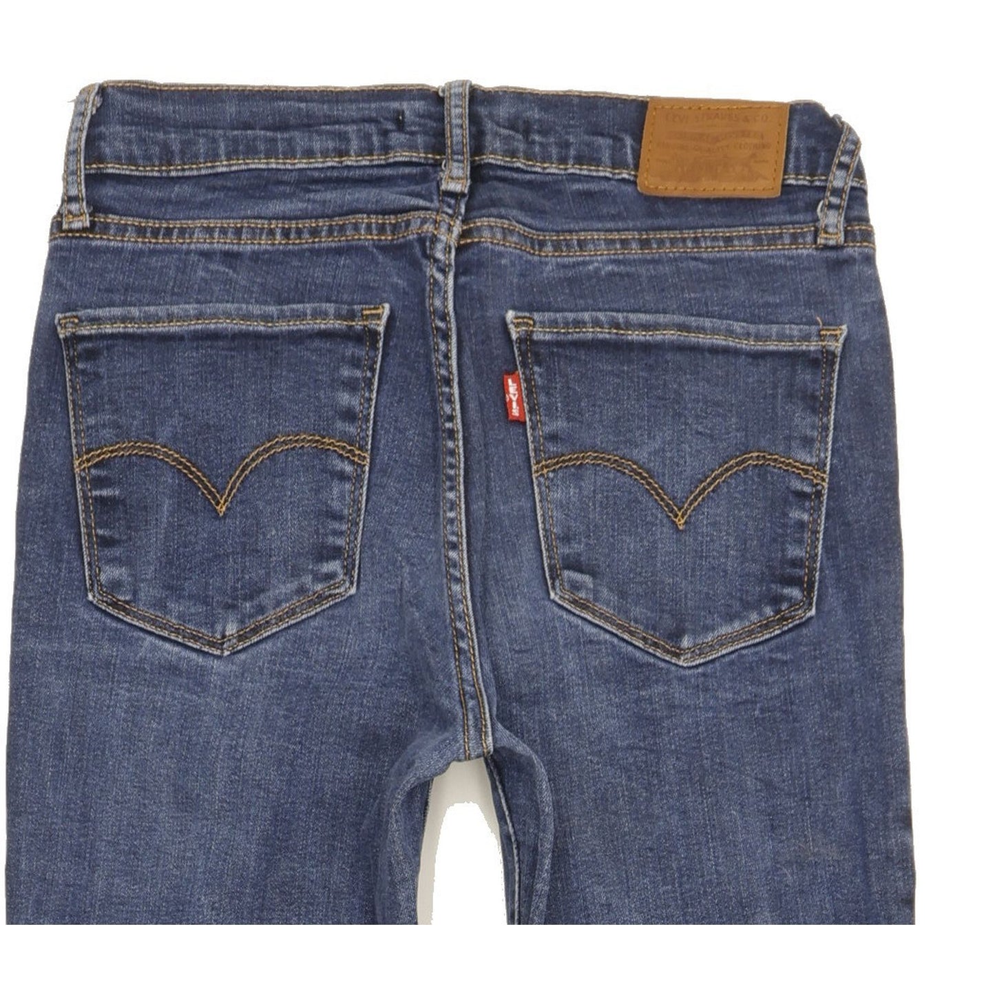 Levi's 724 Men Blue Straight Slim Stretch Jeans W27 L31