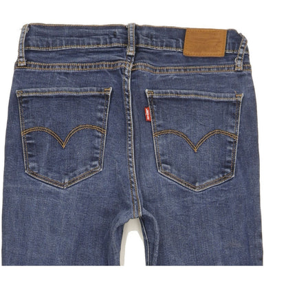 Levi's 724 Men Blue Straight Slim Stretch Jeans W27 L31