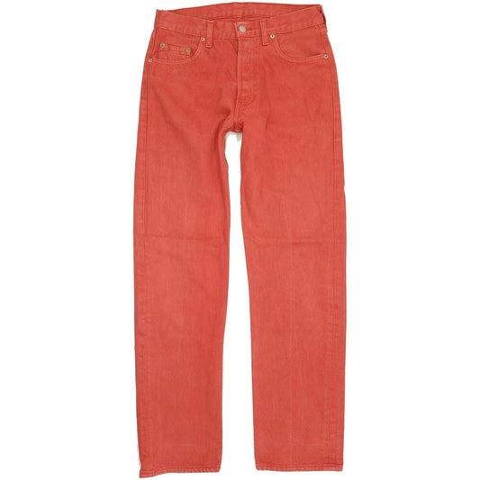 Levi's 501 Men Red Straight Regular Jeans W31 L32
