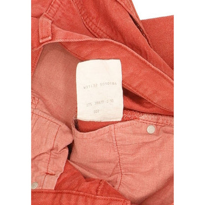 Levi's 501 Men Red Straight Regular Jeans W31 L32