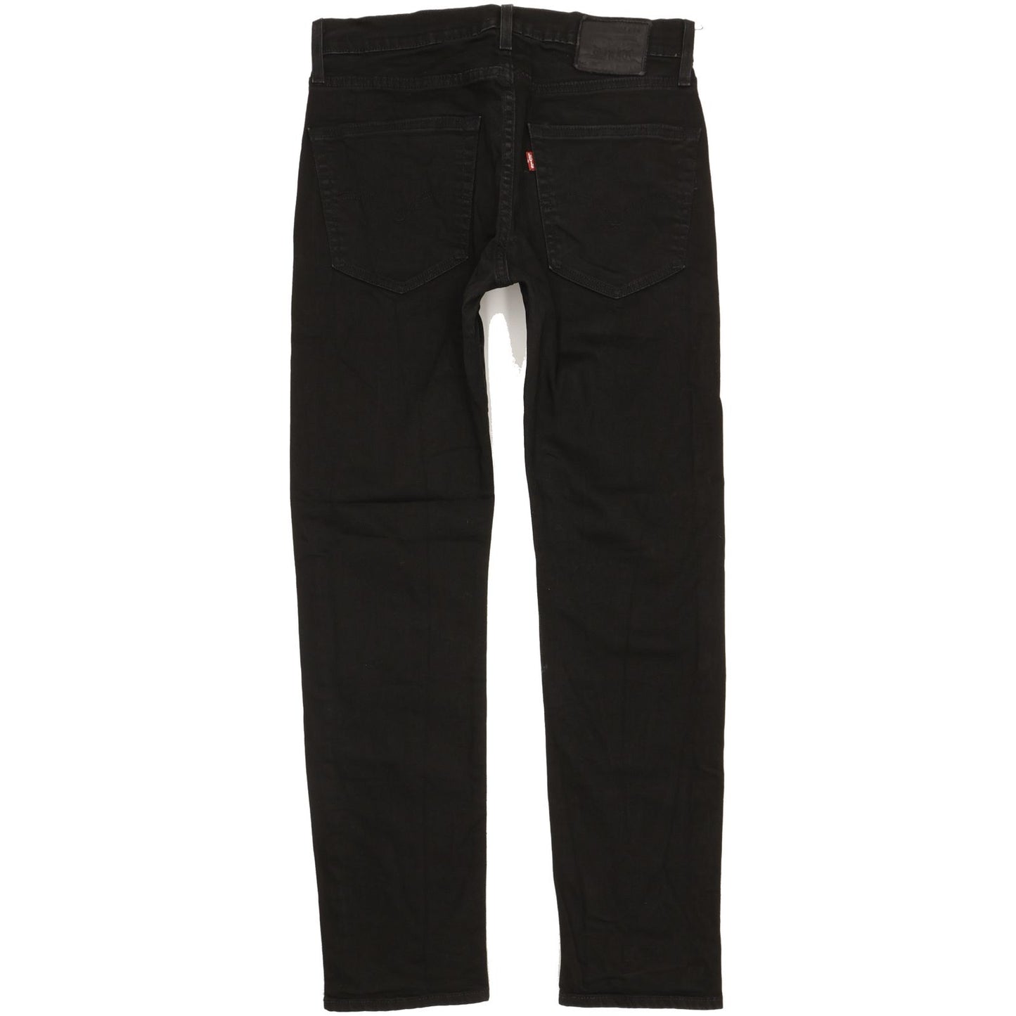 Levi's 502 Men Black Tapered Regular Stretch Jeans W30 L30