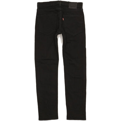 Levi's 502 Men Black Tapered Regular Stretch Jeans W30 L30
