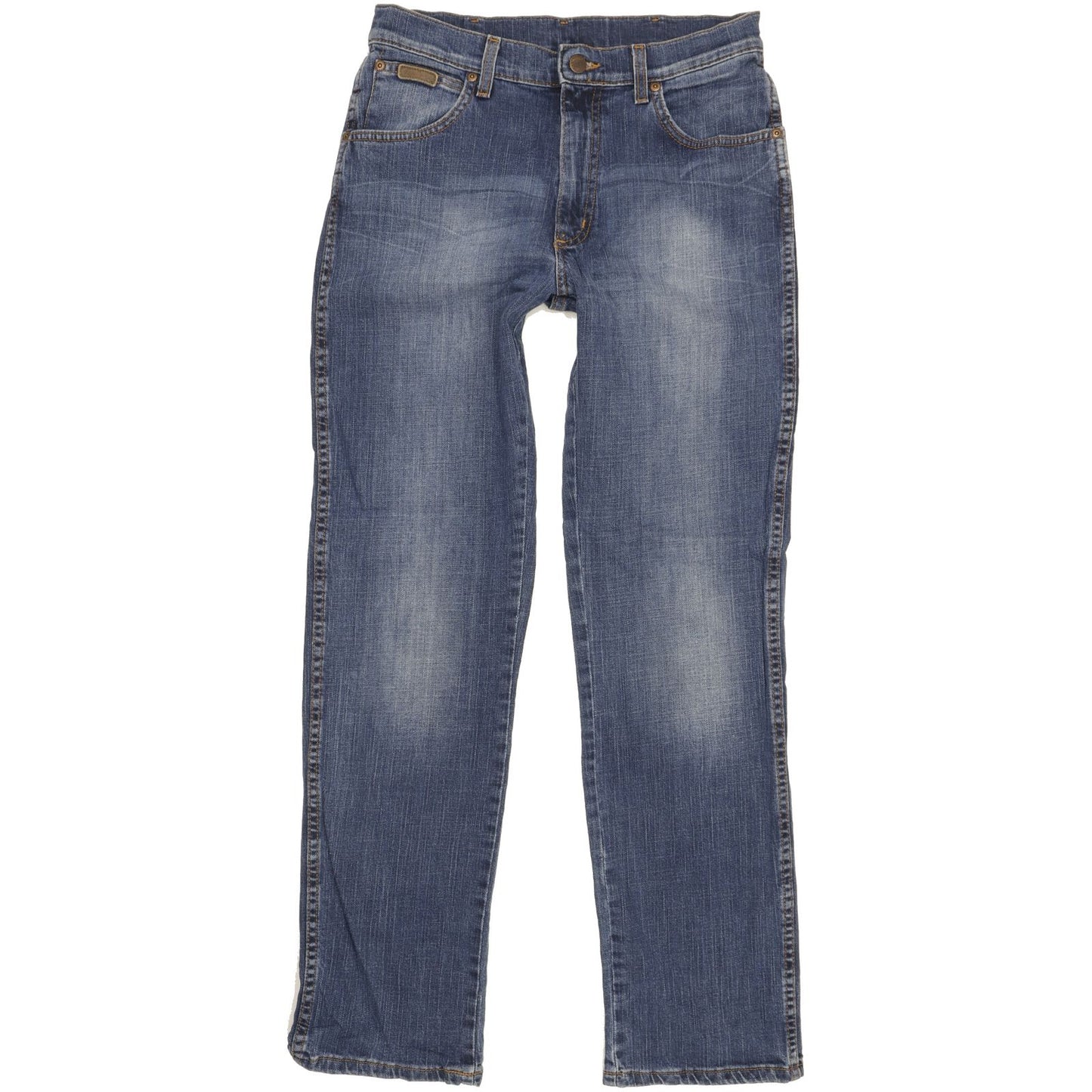 Wrangler Texas Men Blue Straight Regular Stretch Jeans W31 L32