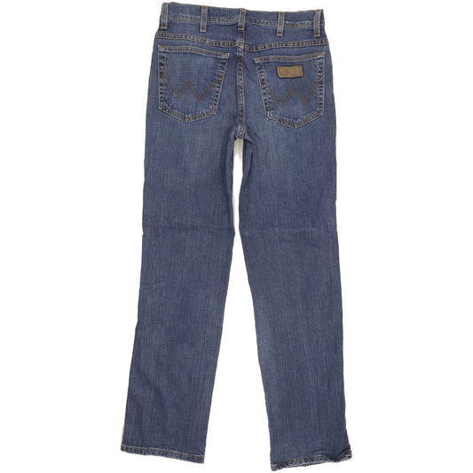Wrangler Texas Men Blue Straight Regular Stretch Jeans W31 L32