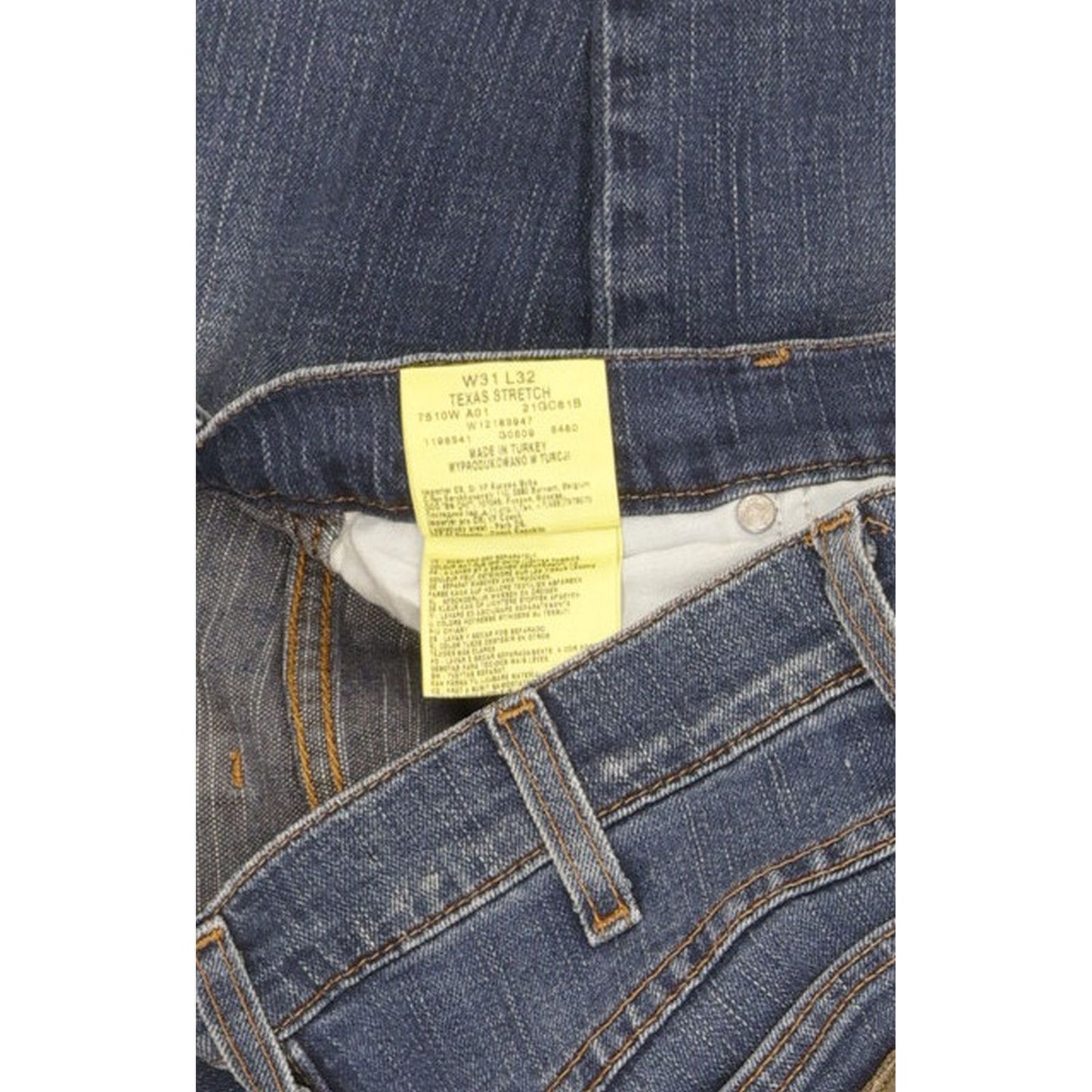 Wrangler Texas Men Blue Straight Regular Stretch Jeans W31 L32