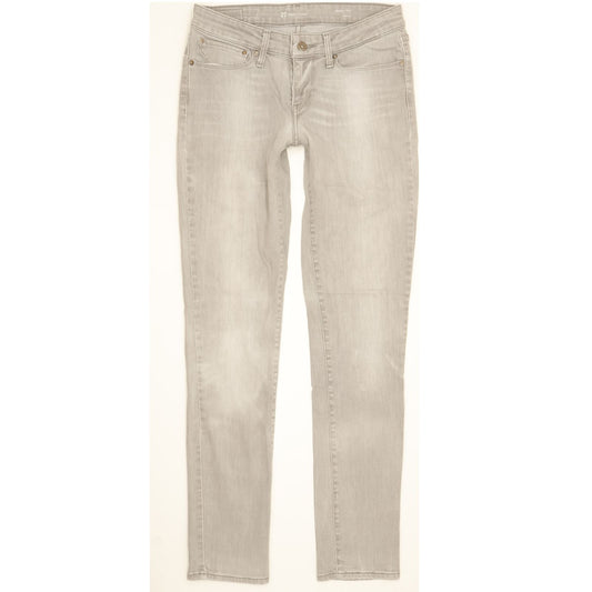 Levi's Demi Curve Women Grey Skinny Slim Stretch Jeans W27 L31