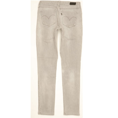 Levi's Demi Curve Women Grey Skinny Slim Stretch Jeans W27 L31