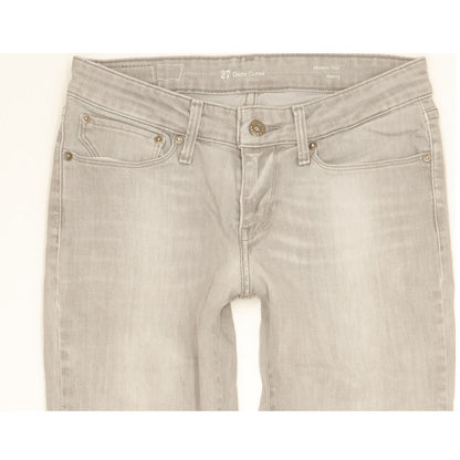 Levi's Demi Curve Women Grey Skinny Slim Stretch Jeans W27 L31
