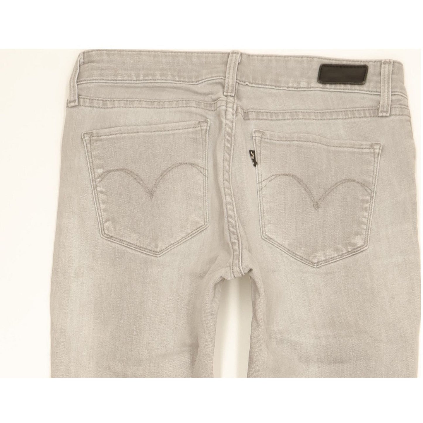 Levi's Demi Curve Women Grey Skinny Slim Stretch Jeans W27 L31