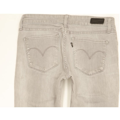 Levi's Demi Curve Women Grey Skinny Slim Stretch Jeans W27 L31