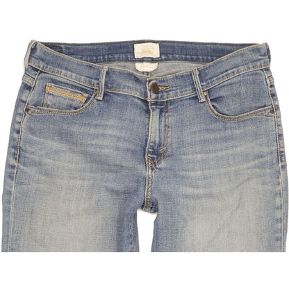 Levi's 515 Women Blue Tapered Relaxed Capri Stretch Jeans W29 L30
