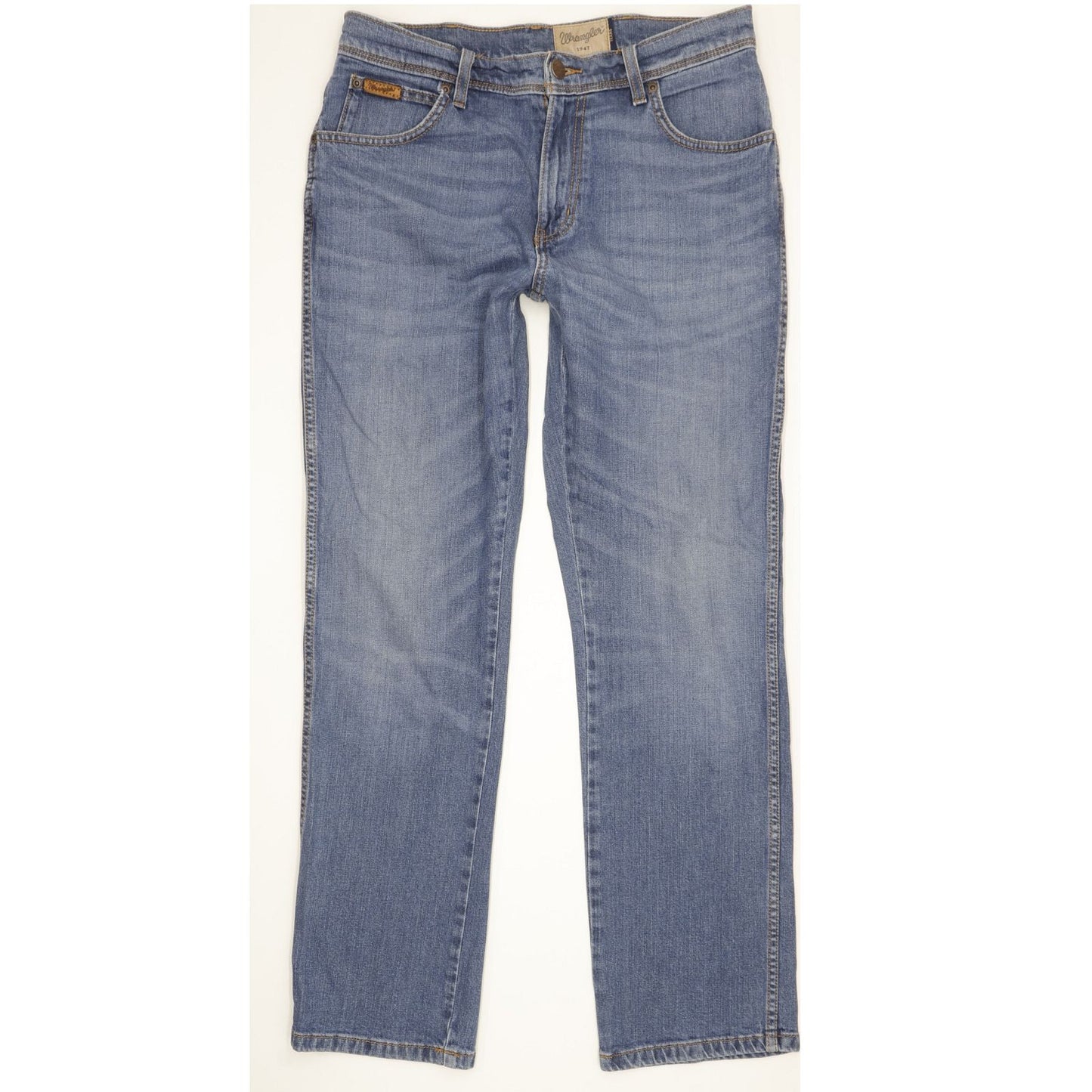 Wrangler Texas Men Blue Straight Regular Stretch Jeans W32 L31