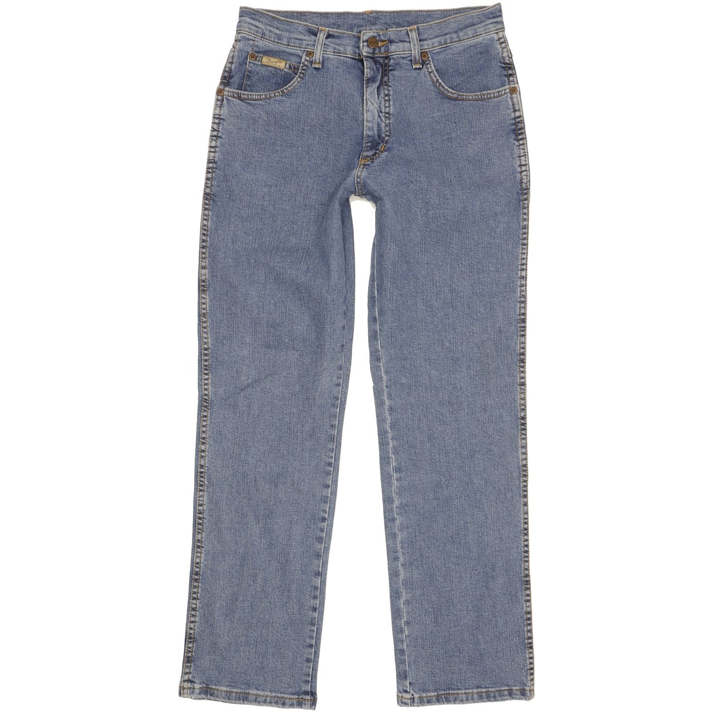 Wrangler Texas Men Blue Straight Regular Stretch Jeans W31 L30
