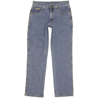 Wrangler Texas Men Blue Straight Regular Stretch Jeans W31 L30