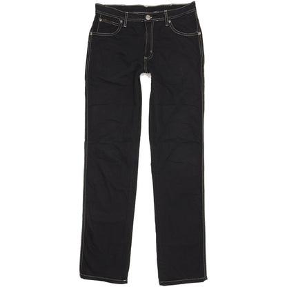 Wrangler Texas Men Black Straight Regular Stretch Jeans W32 L34