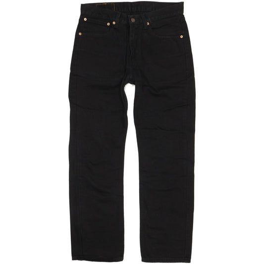 Levi's 751 Men Black Straight Regular Jeans W32 L30