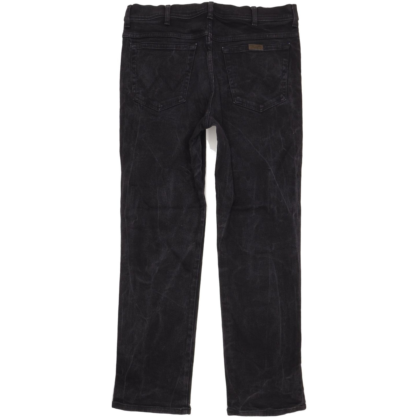 Wrangler Men Black Straight Regular Stretch Jeans W36 L32