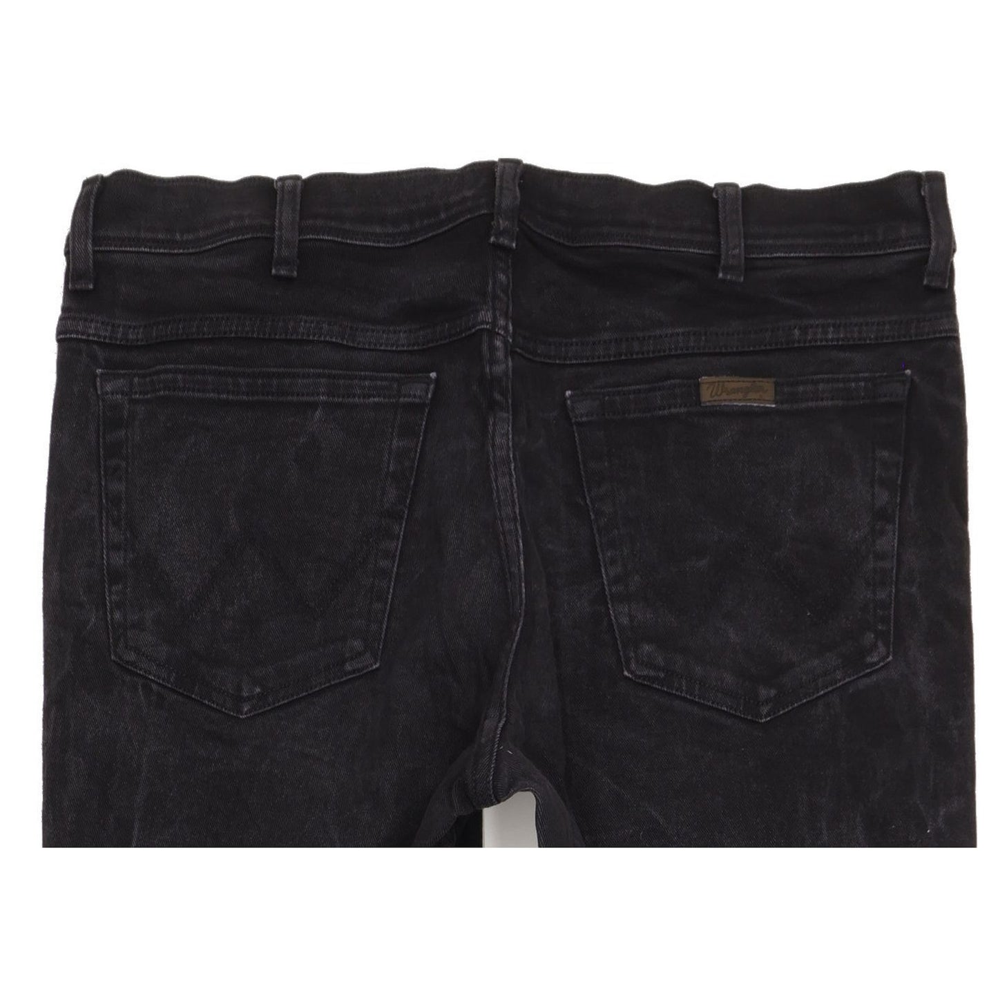 Wrangler Men Black Straight Regular Stretch Jeans W36 L32