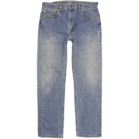Levi's 505 Men Blue Straight Regular Jeans W35 L31