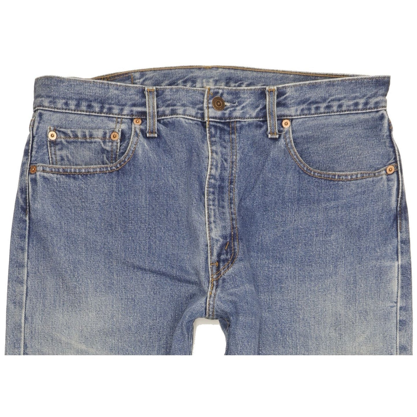 Levi's 505 Men Blue Straight Regular Jeans W35 L31