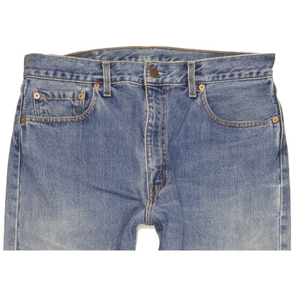 Levi's 505 Men Blue Straight Regular Jeans W35 L31
