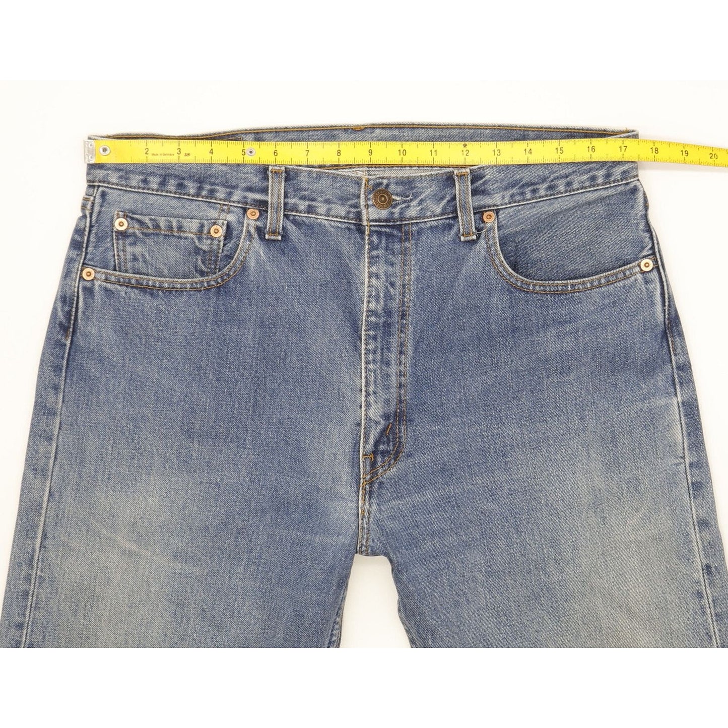 Levi's 505 Men Blue Straight Regular Jeans W35 L31