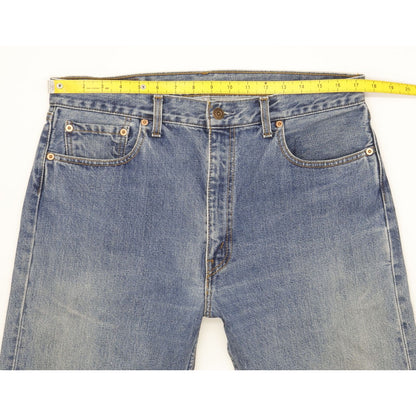 Levi's 505 Men Blue Straight Regular Jeans W35 L31