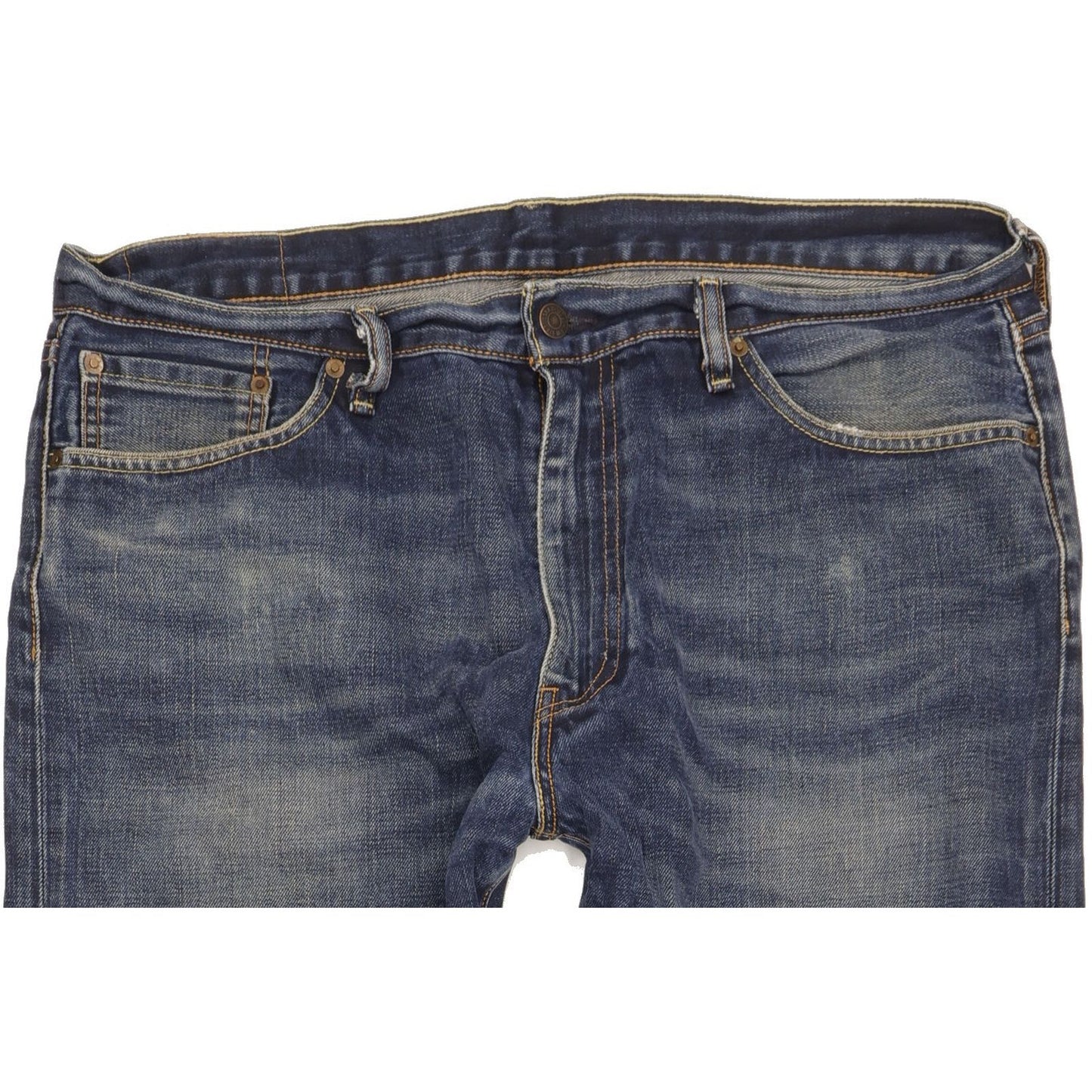 Levi's 505 Men Blue Straight Regular Jeans W38 L31