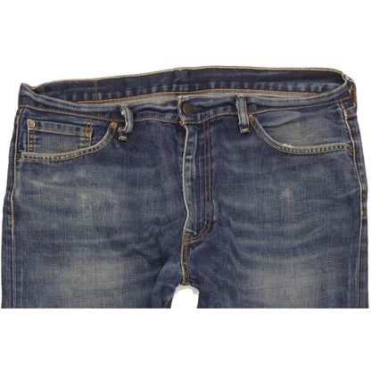 Levi's 505 Men Blue Straight Regular Jeans W38 L31