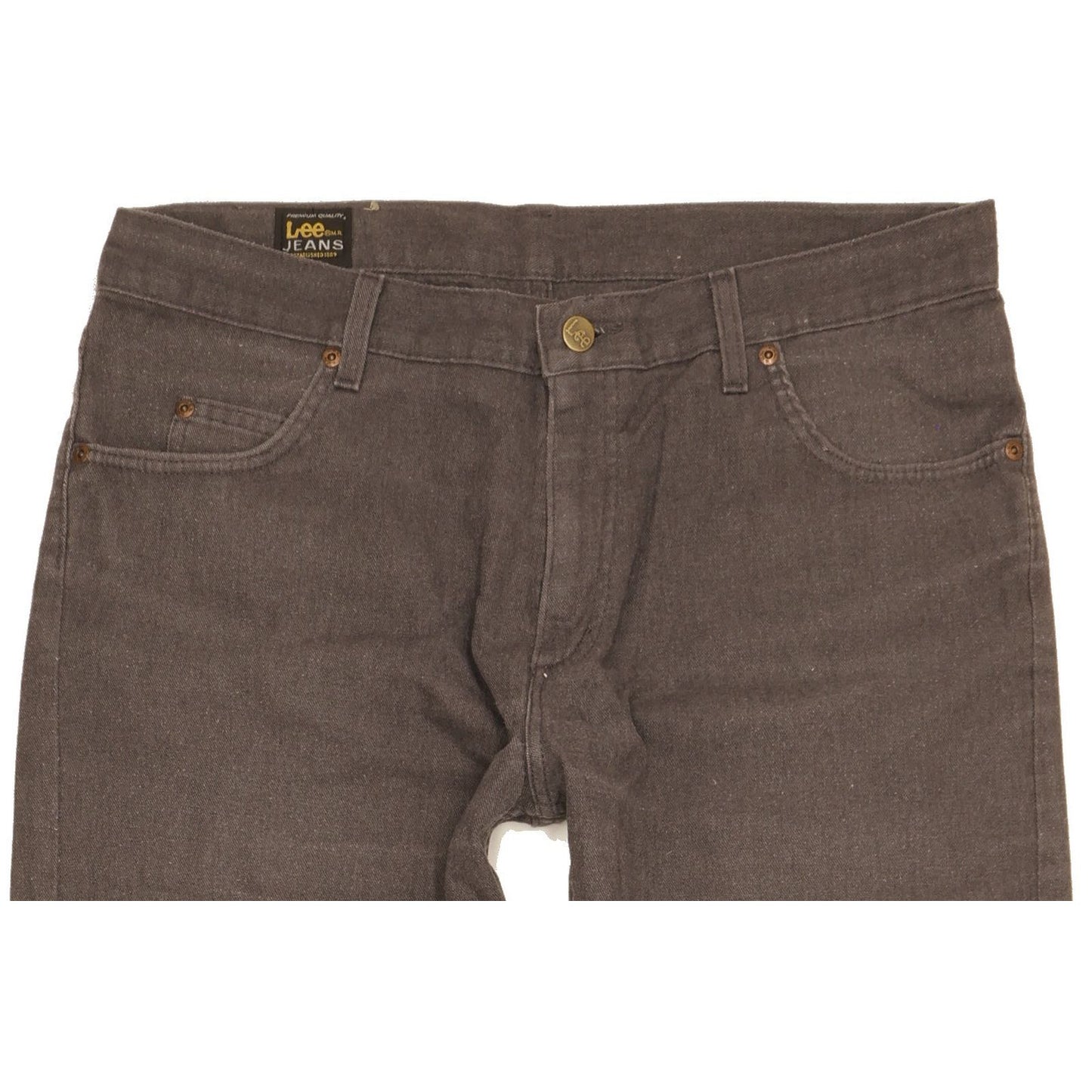Lee Brooklyn Men Grey Straight Regular Jeans W36 L34