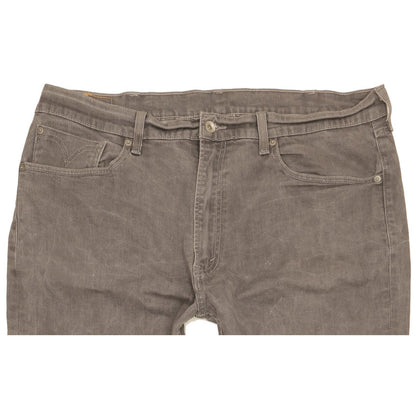 Levi's 506 Men Grey Straight Regular Stretch Jeans W40 L31