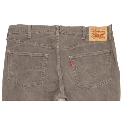 Levi's 506 Men Grey Straight Regular Stretch Jeans W40 L31