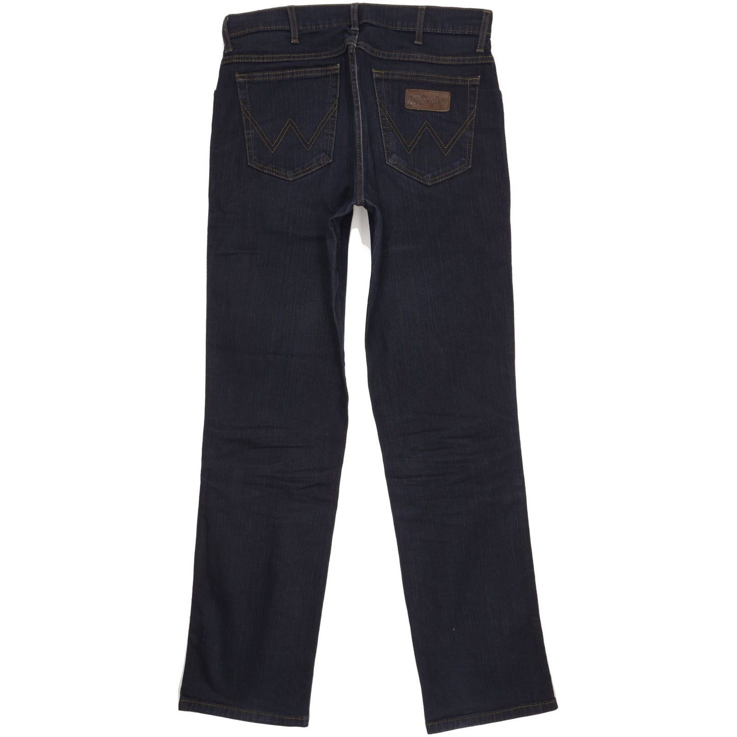Wrangler Texas Men Navy Straight Regular Stretch Jeans W33 L34