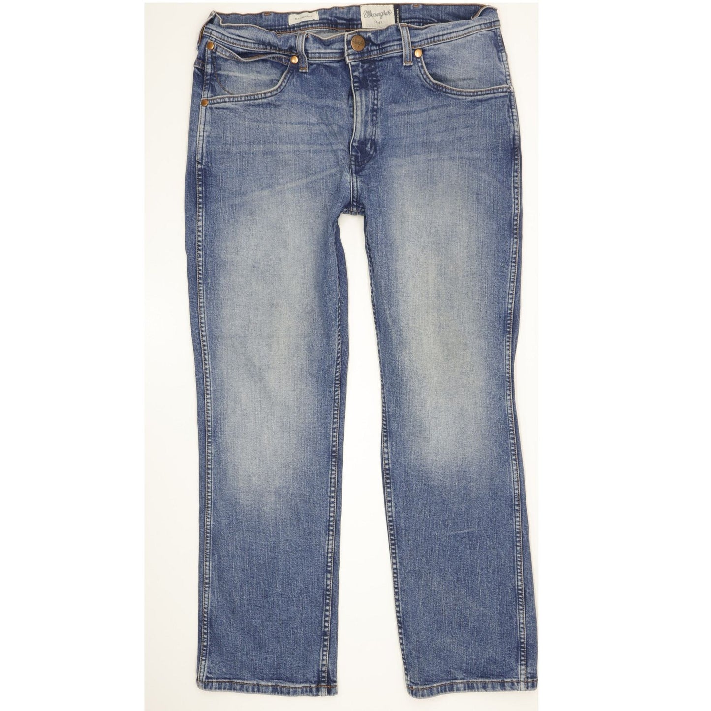 Wrangler Arizona Men Blue Straight Regular Stretch Jeans W36 L29