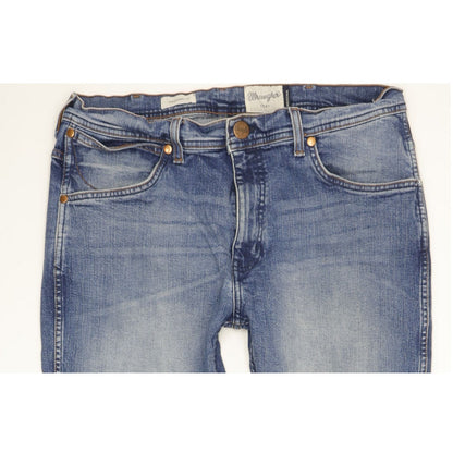 Wrangler Arizona Men Blue Straight Regular Stretch Jeans W36 L29