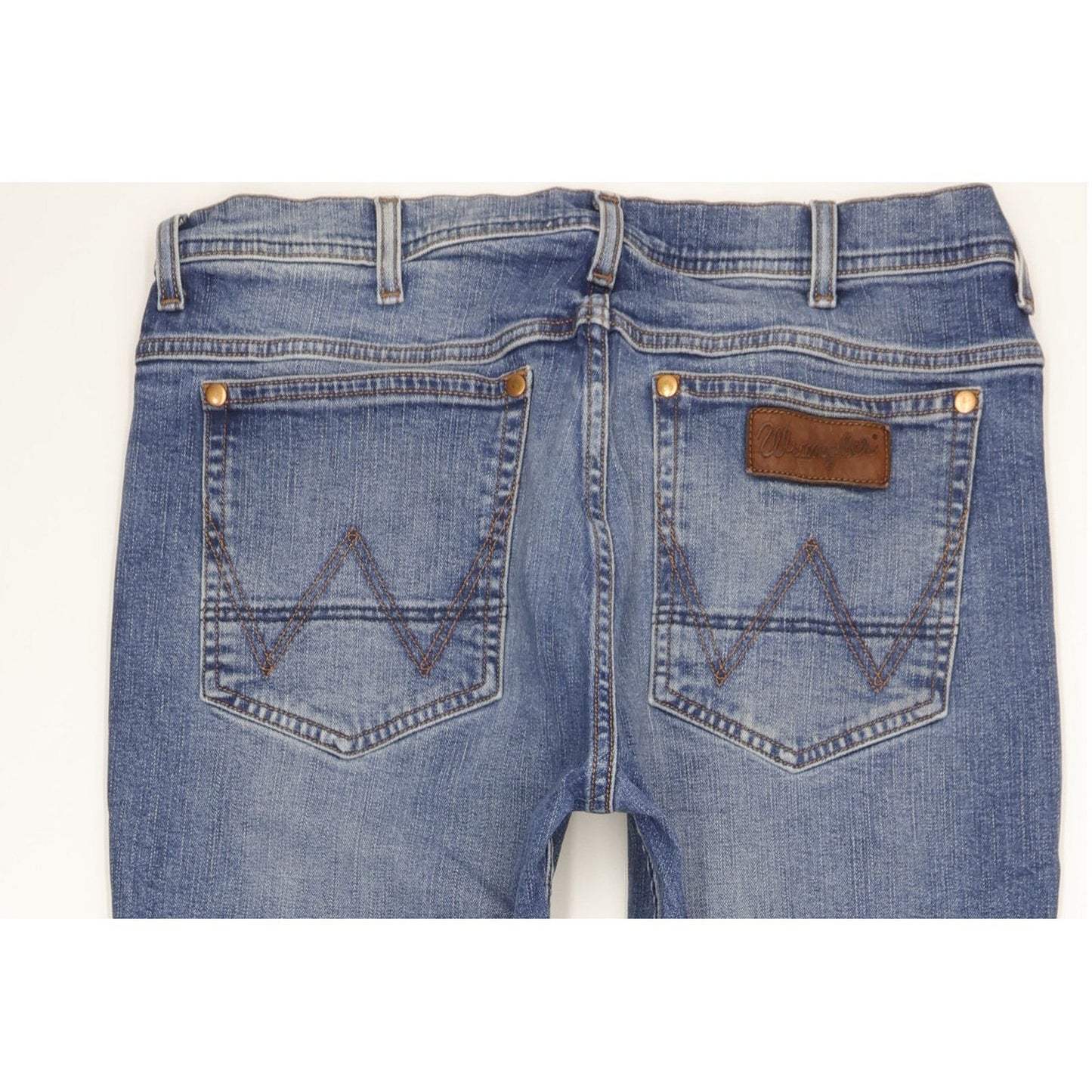 Wrangler Arizona Men Blue Straight Regular Stretch Jeans W36 L29