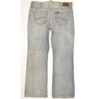 Lee Denver Men Blue Bootcut Regular Jeans W38 L32