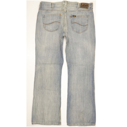 Lee Denver Men Blue Bootcut Regular Jeans W38 L32