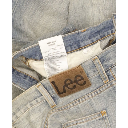 Lee Denver Men Blue Bootcut Regular Jeans W38 L32