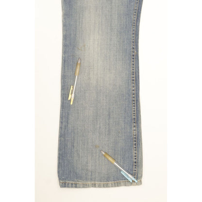 Lee Denver Men Blue Bootcut Regular Jeans W38 L32