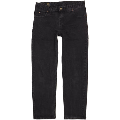 Lee Brooklyn Men Black Straight Regular Stretch Jeans W36 L31