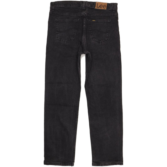 Lee Brooklyn Men Black Straight Regular Stretch Jeans W36 L31