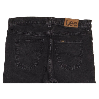 Lee Brooklyn Men Black Straight Regular Stretch Jeans W36 L31